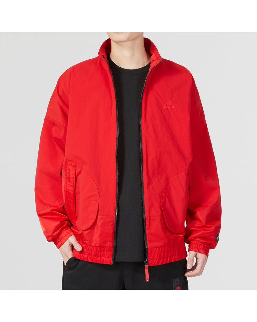 Adidas Red Com Woven Jacket for men