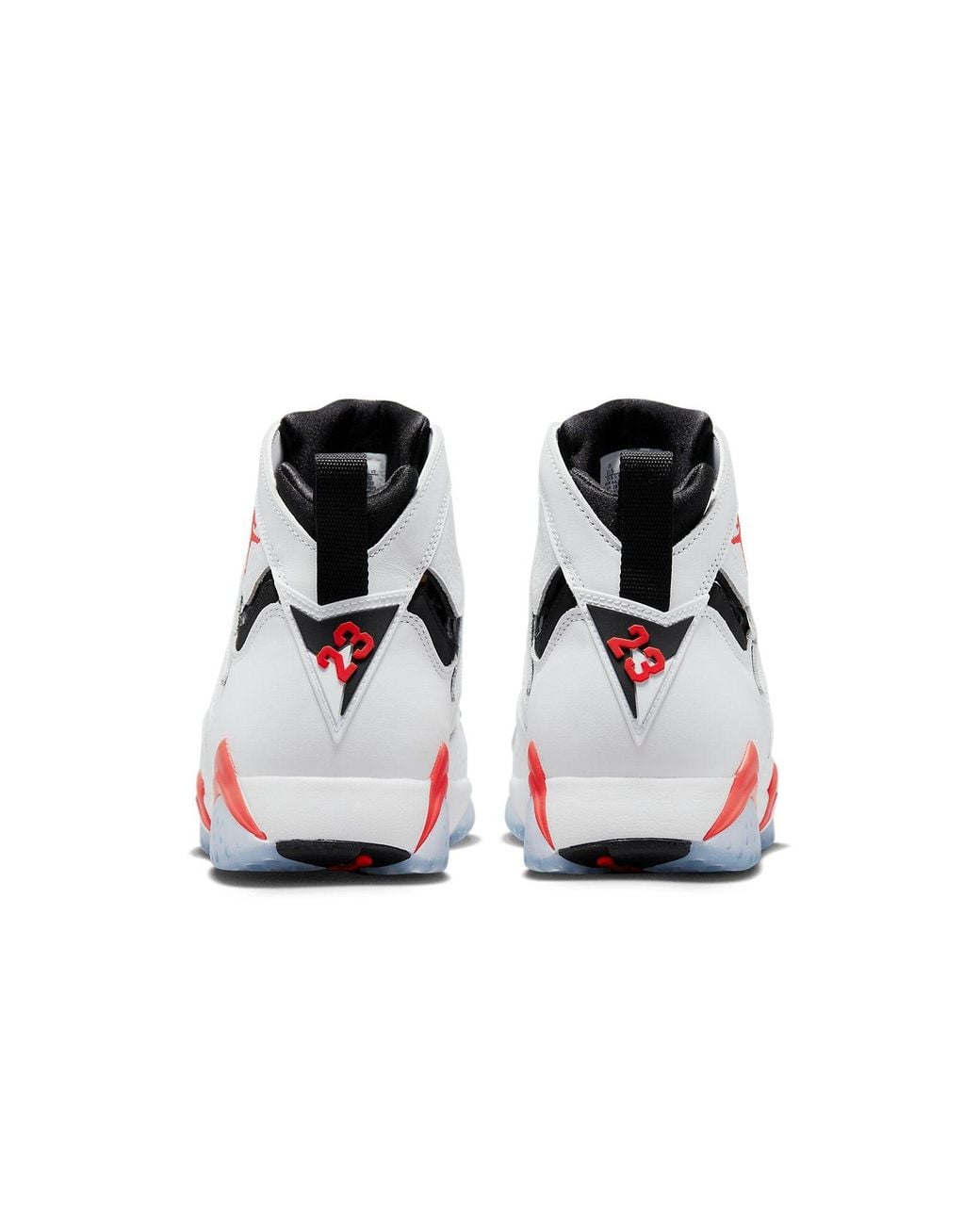 Nike White 7 Retro Infrared' for men