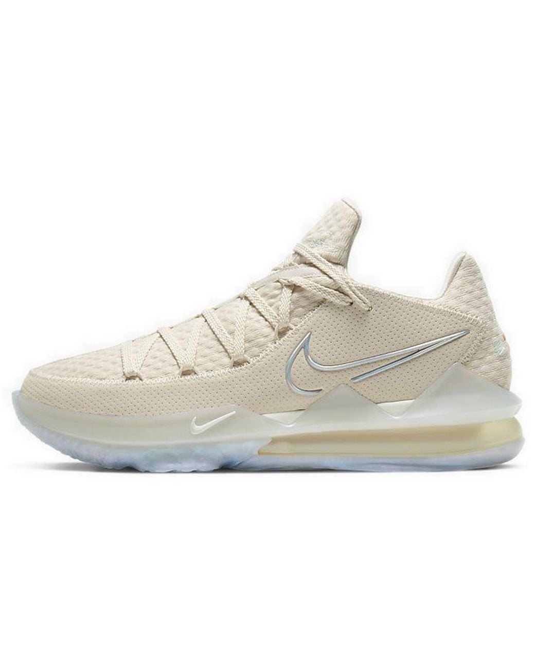 Nike White Lebron 17 Low Ep for men