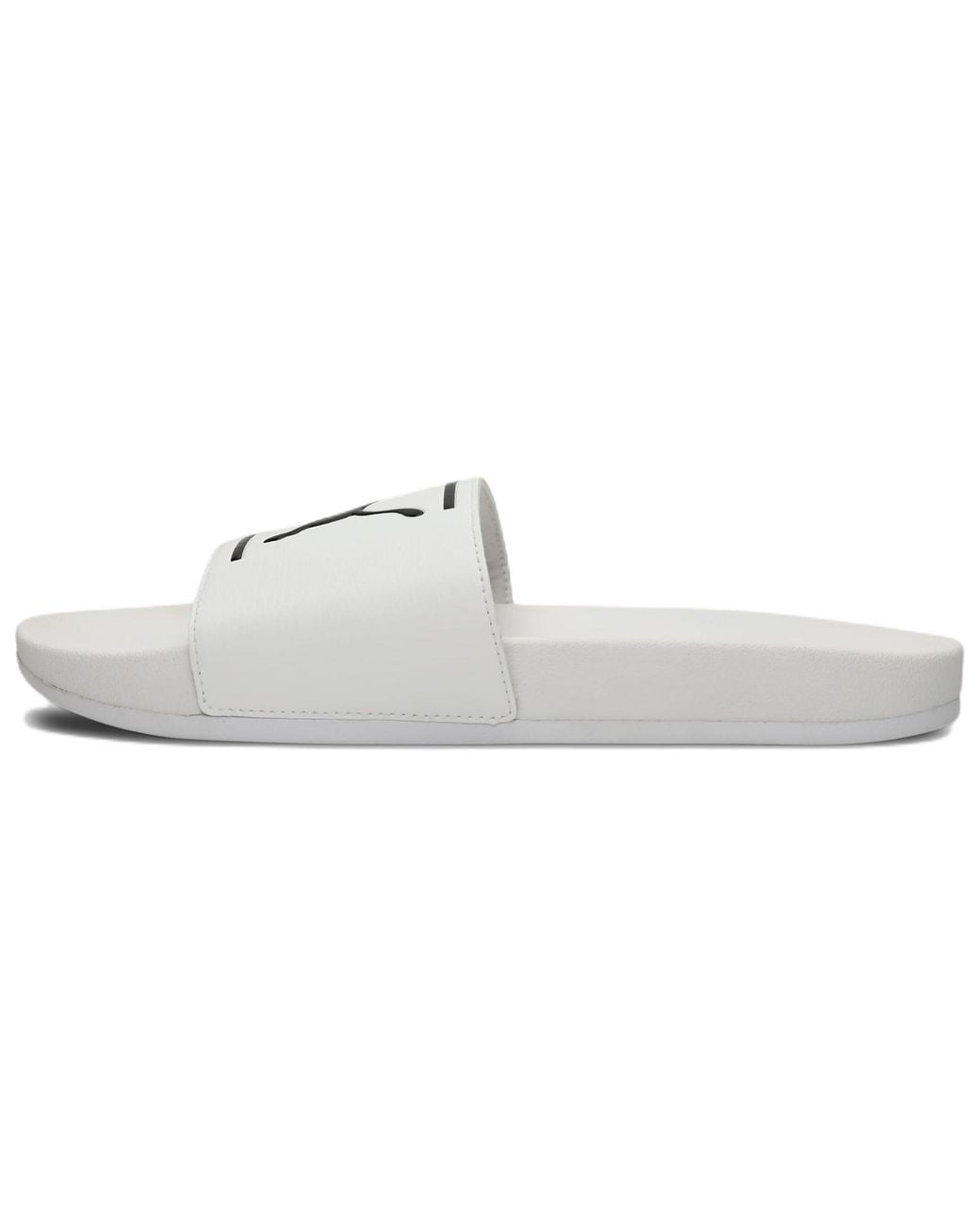 PUMA White Leadcat Future Comfort Slide