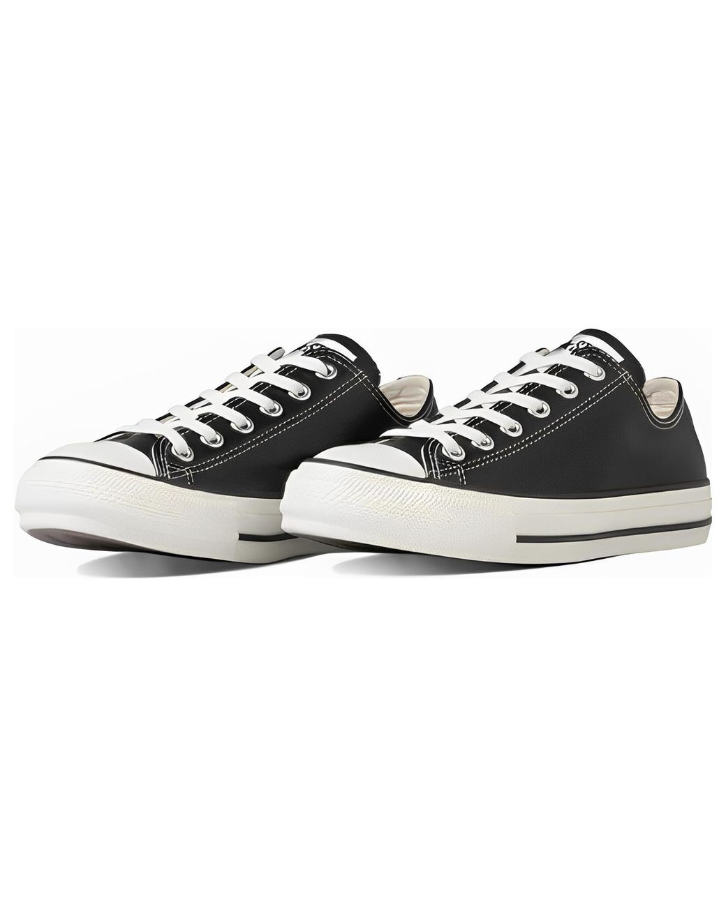 Converse Black All Star Leather Ox for men