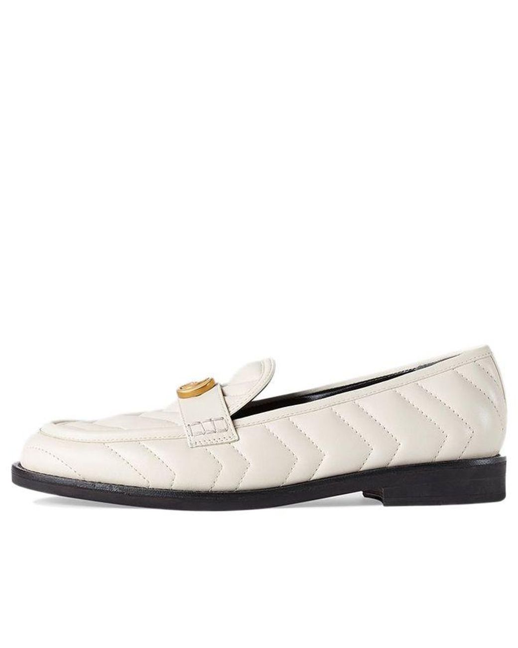 Gucci White (Wmns) Loafer With Double G