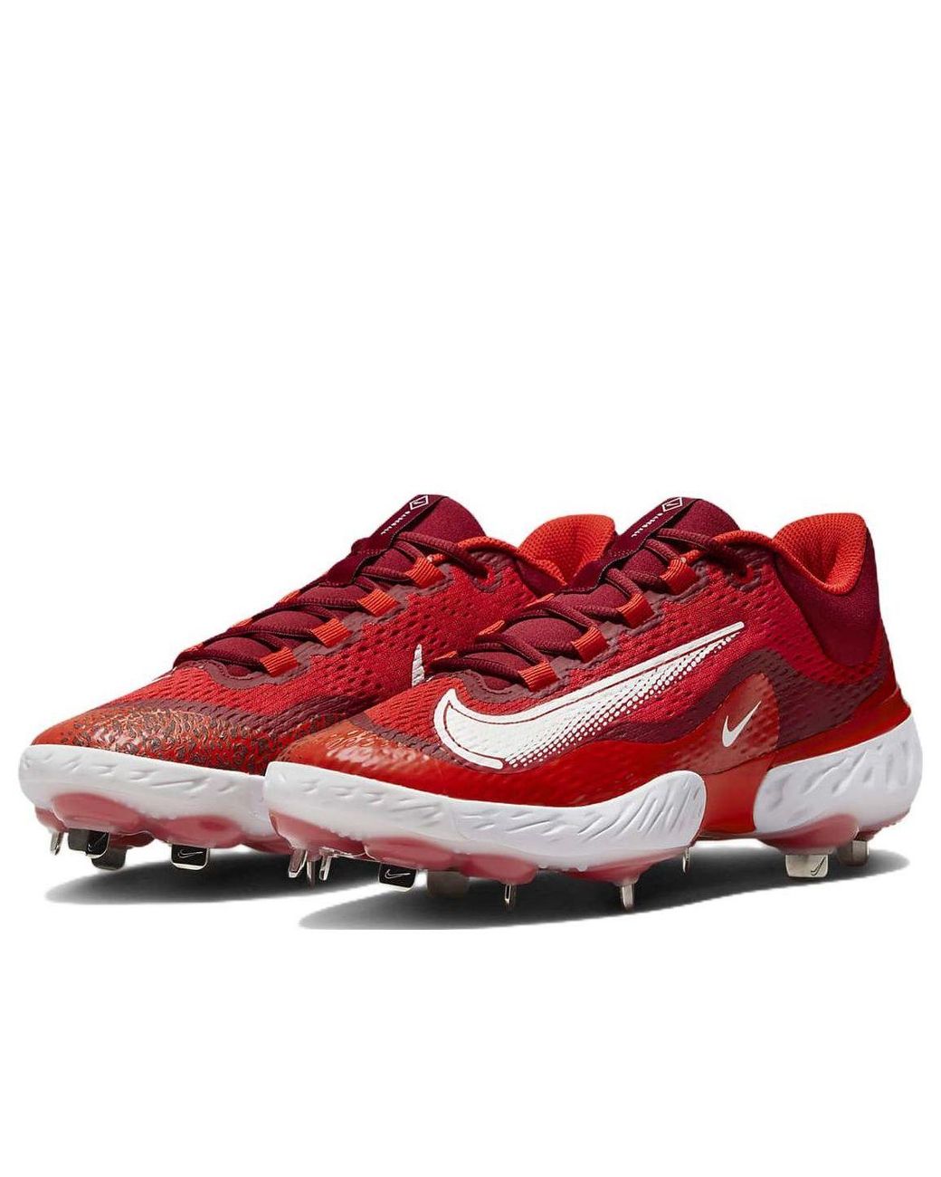 Nike Red Alpha Huarache Elite 4 Low 'University' for men