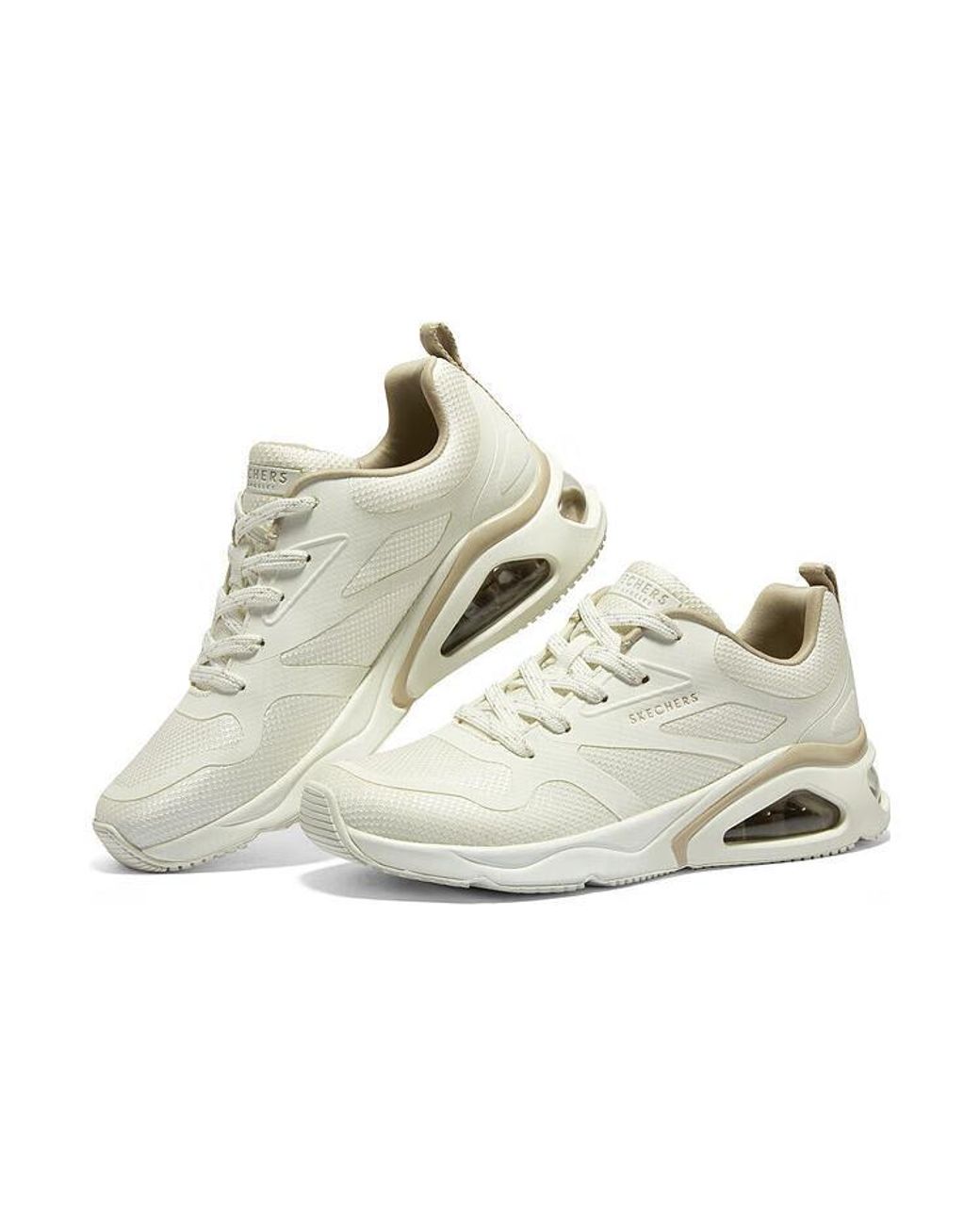 Skechers White (Wmns) Tres Air Uno