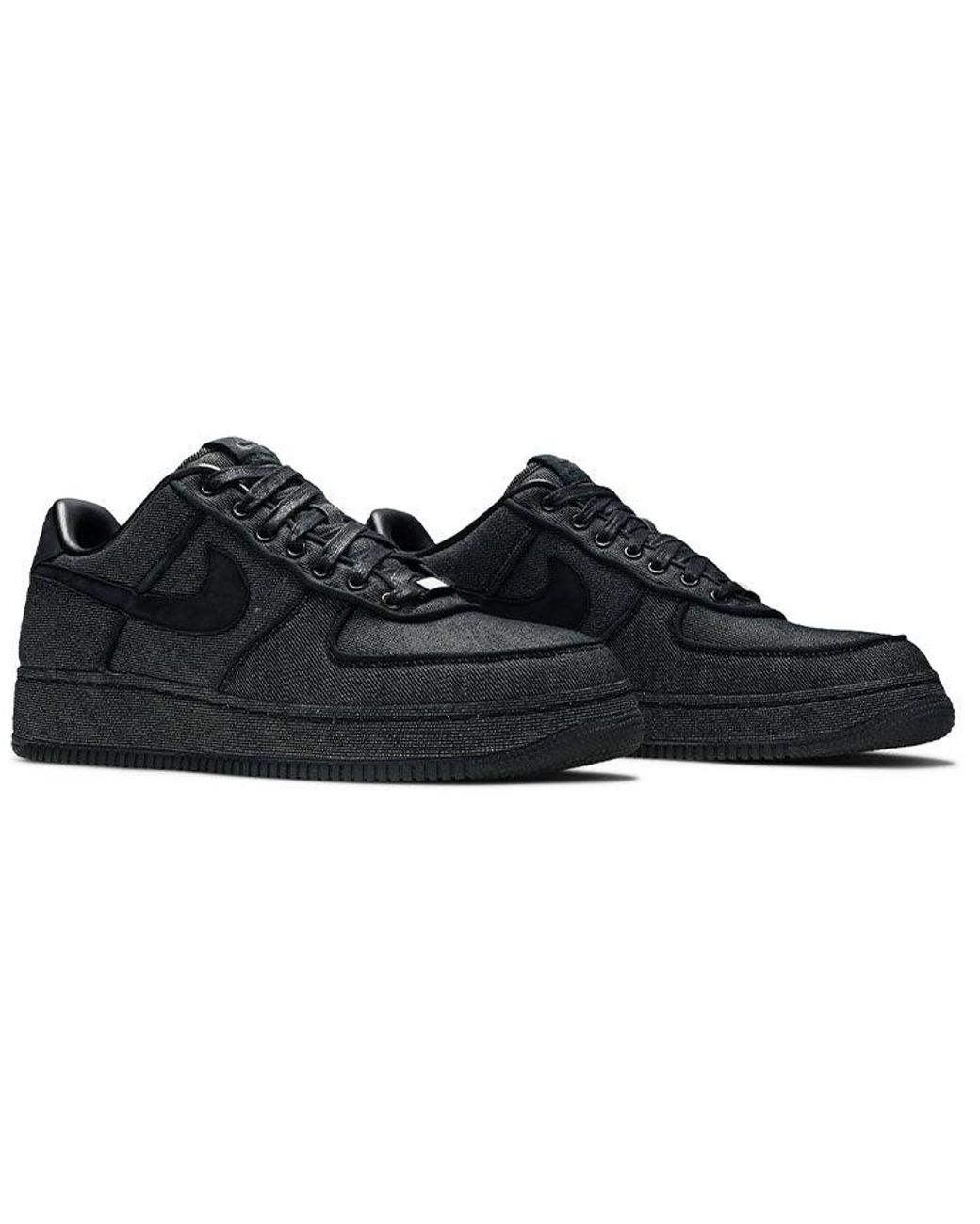 Nike Black Air Force 1 Low Premium '08 Qs 'Pearl Collection' for men