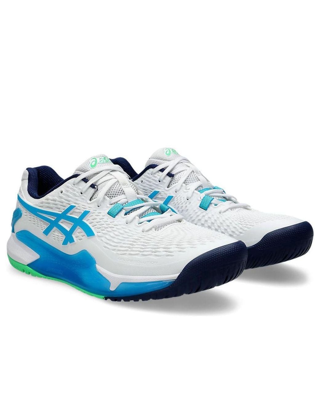 Asics Blue Gel-Resolution 9 Clay Tennis Shoes for men