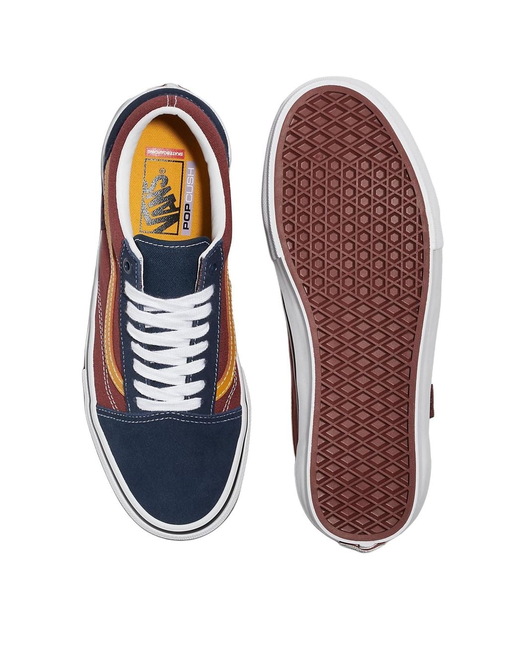 Vans Blue Old Skool Burgundy' for men
