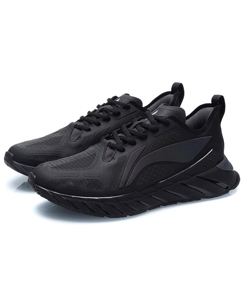 Li-ning Blue Running Shoes Reflective' for men