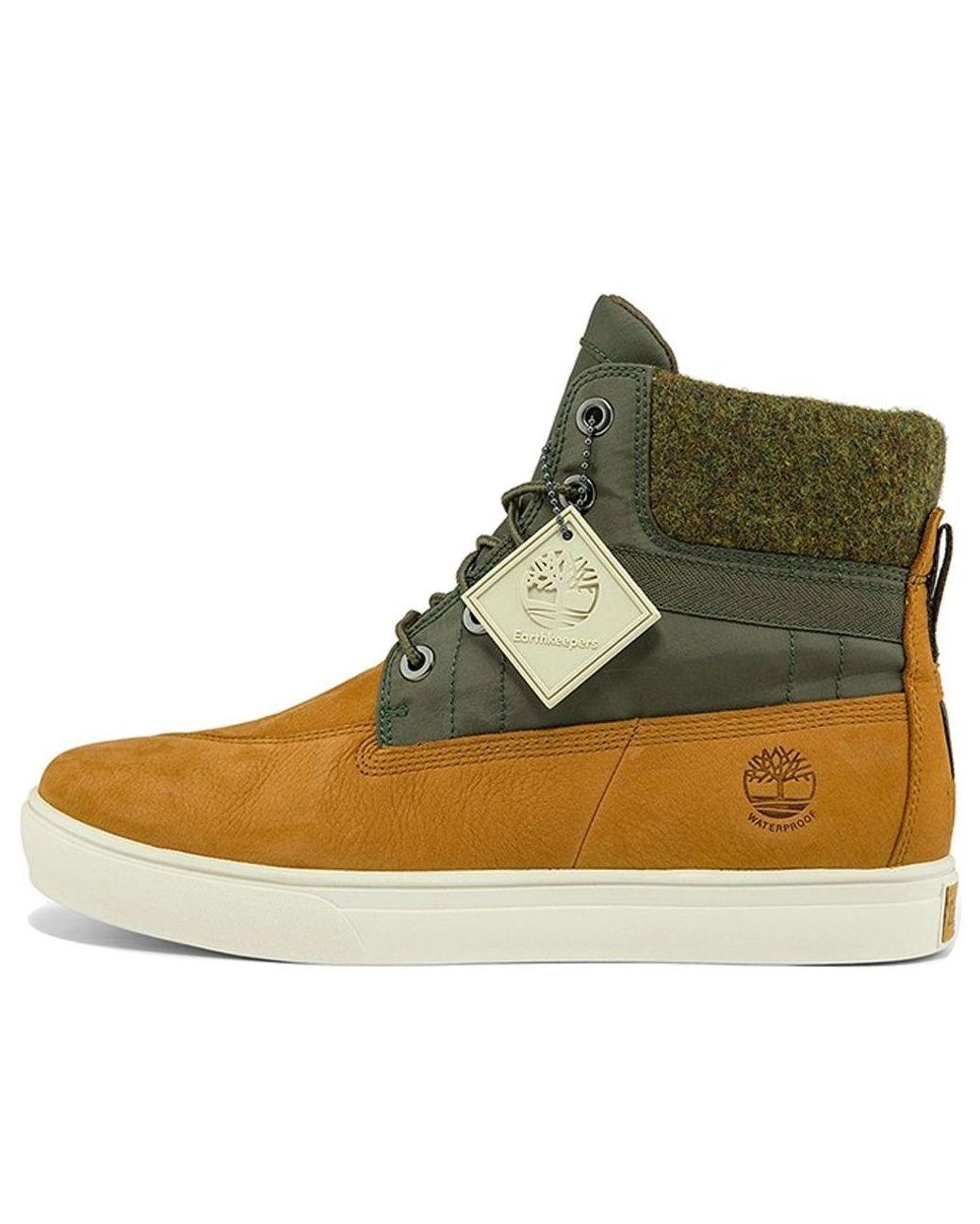 Timberland Brown Cupsole Ek+ Sneaker Boot 'Wheat Nubuck' for men