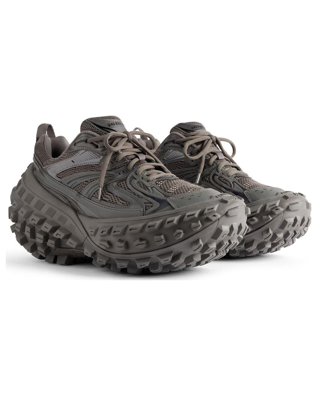 Balenciaga Gray Bouncer Sneakers Mesh And Nylon' for men