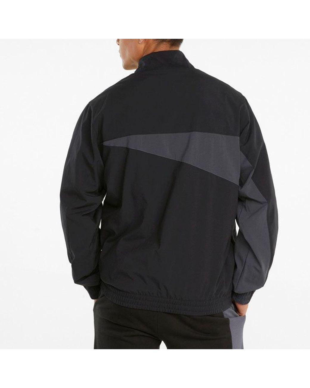PUMA Black International Winterized Woven Jacket for men