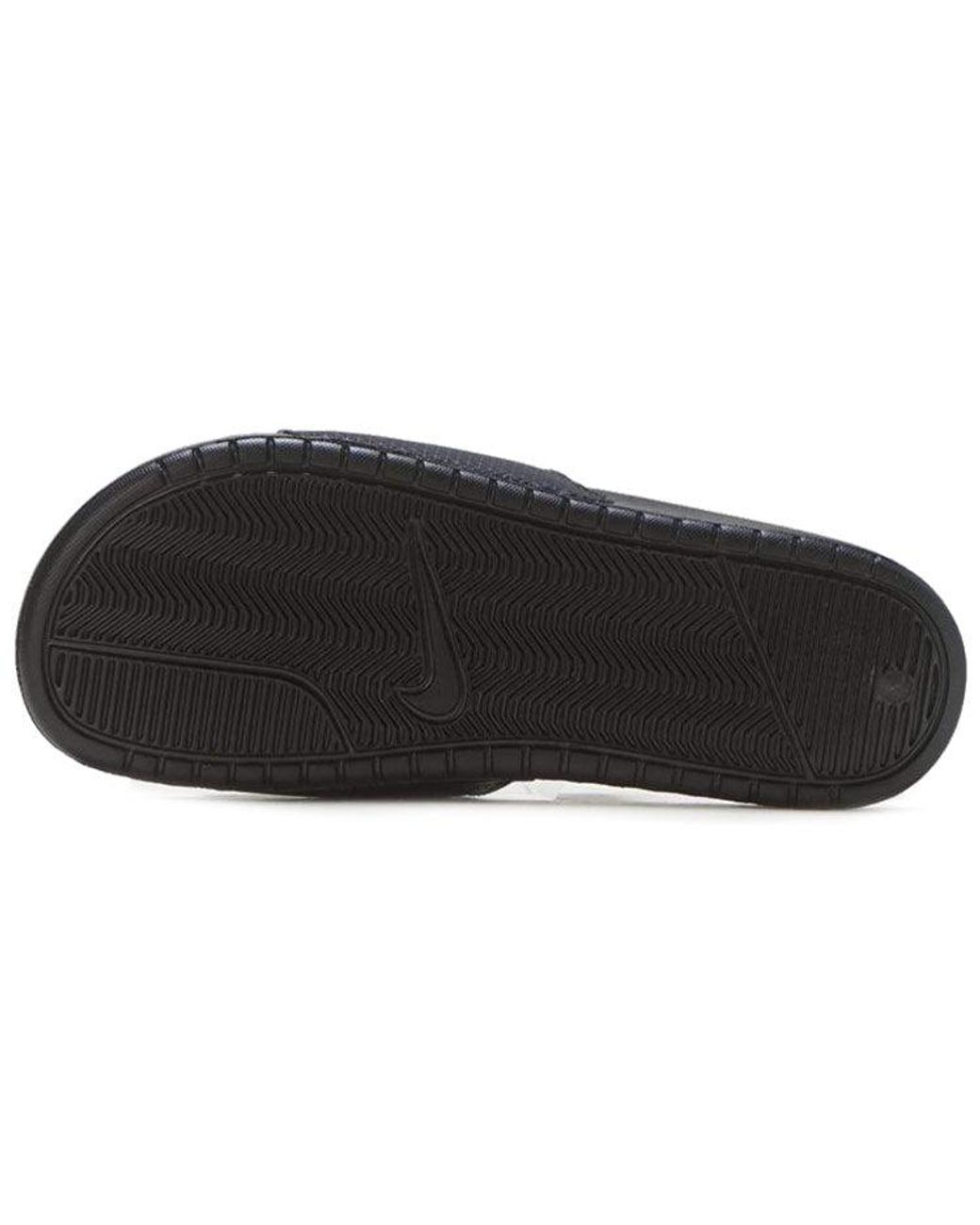 Nike Black Benassi Slide 'Just Do It' for men
