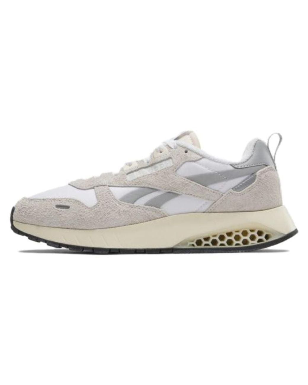 Reebok White Classic Leather Hexalite Pure' for men