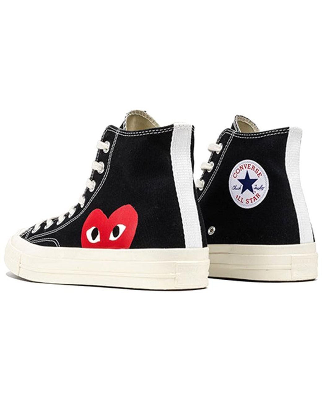 Converse Black X Comme Des Garcons Play Chuck 70 Hi for men