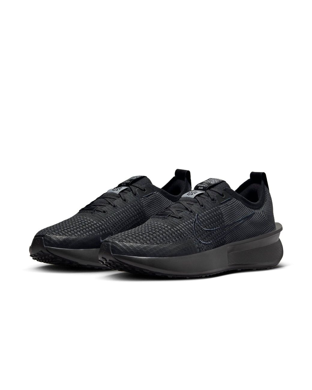 Nike Black Interact Run Wolf' Fd2291-005 for men