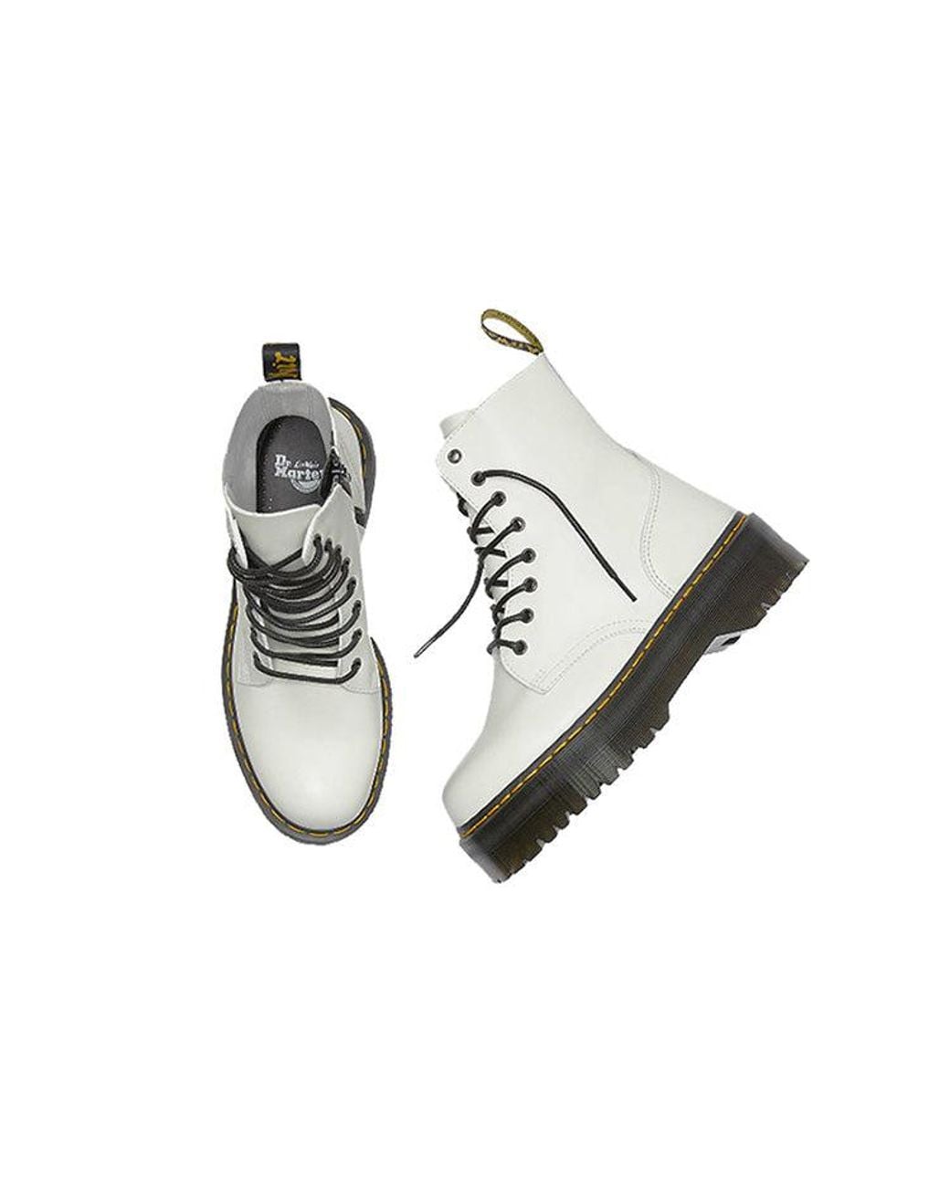Dr. Martens Black Jadon Smooth Leather Platform Boot