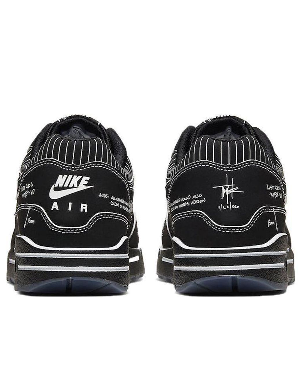 Nike Black Air Max 1 'Sketch To Shelf for men