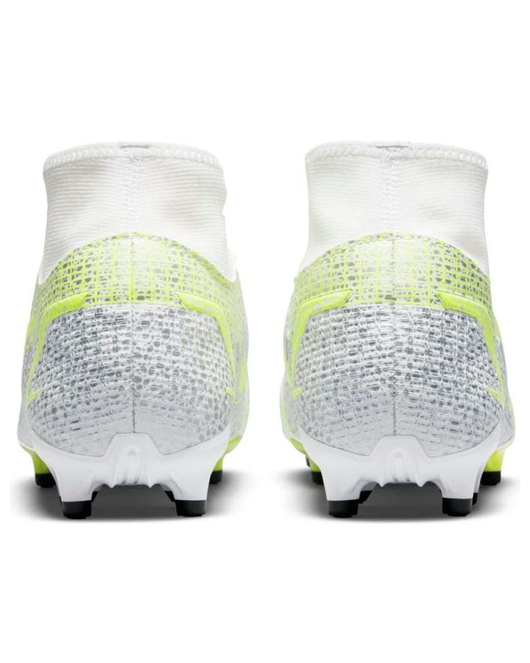 Nike White Mercurial Superfly 8 Academy Mg 'Metallic Volt' for men