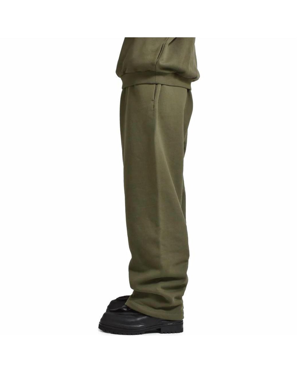 Fear Of God Green Fall24 Back To School Fleece Relaxed Sweatpant for men