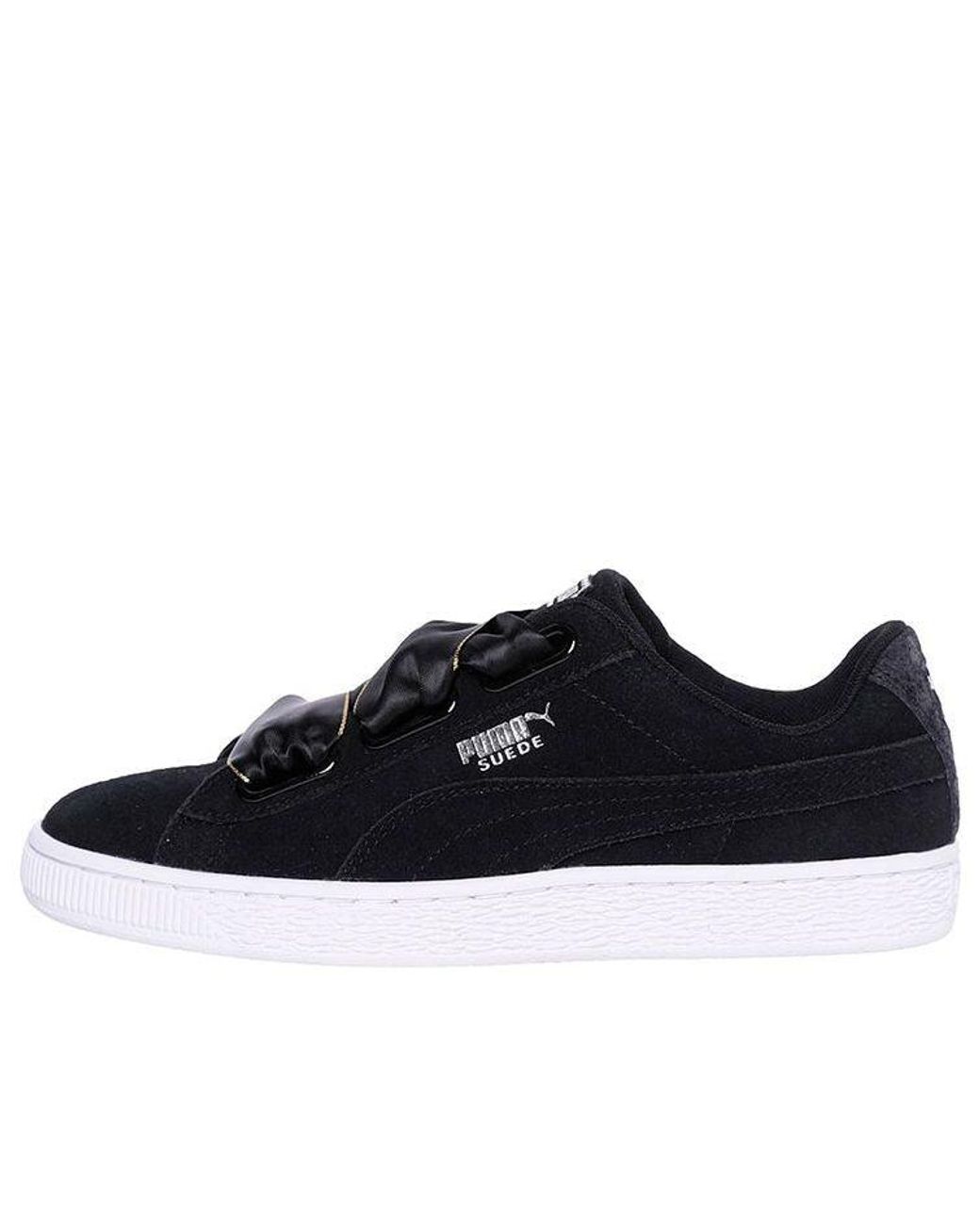 PUMA Black (Wmns) Suede Heart Galaxy