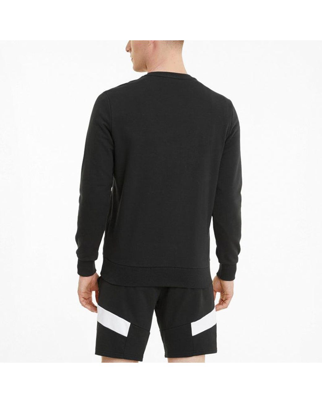 PUMA Black Classics Logo Crew Tr Sweater for men