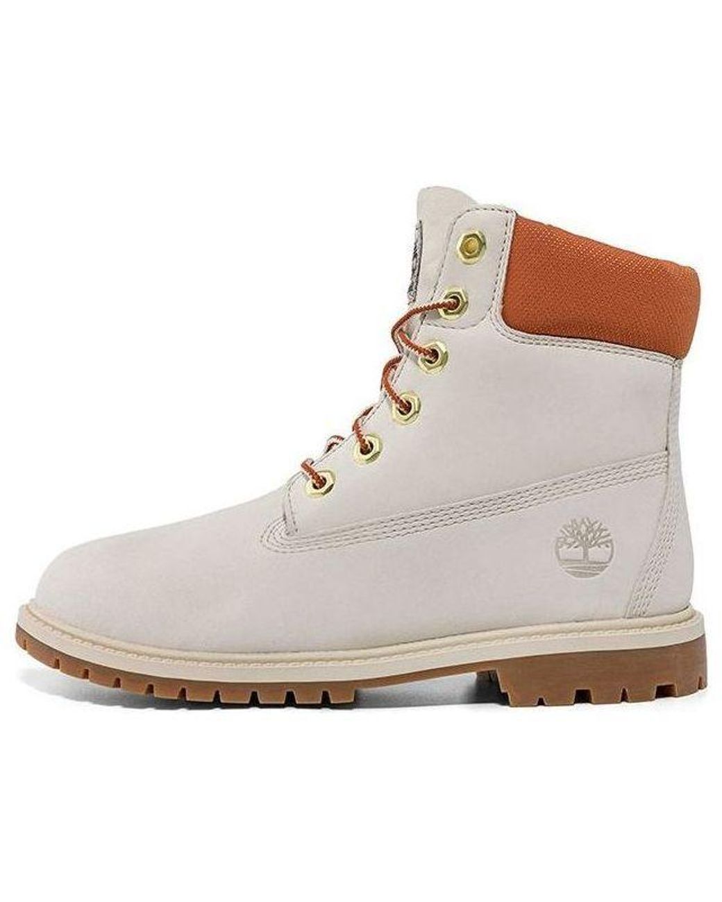 Timberland Natural (Wmns) Heritage 6 Inch Waterproof Boots Nubuck'