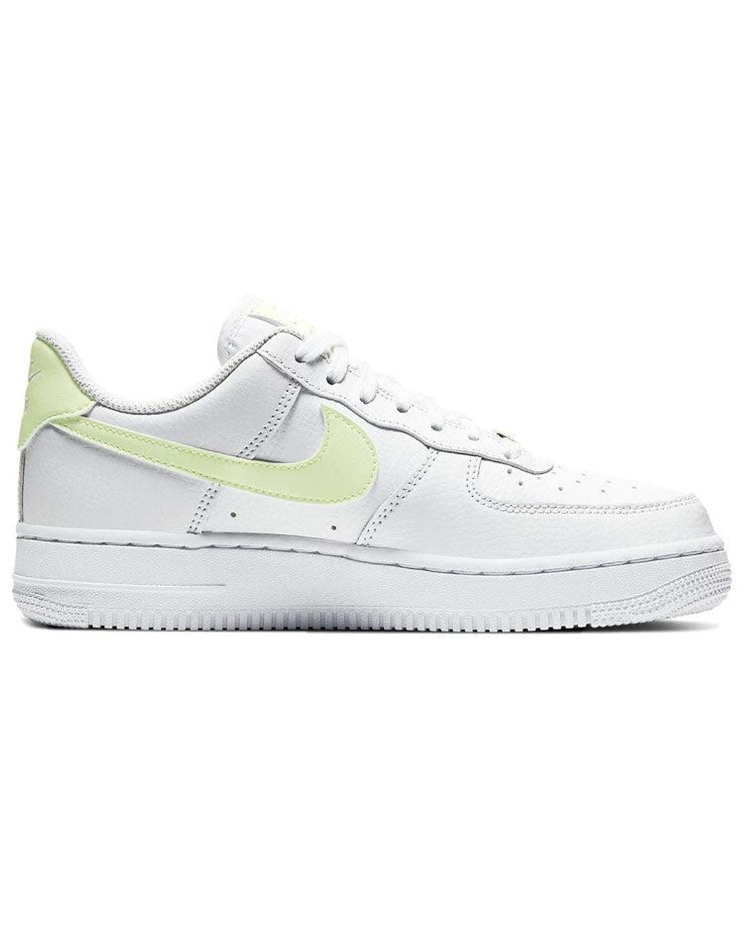 Nike White (Wmns) Air Force 1 Low Barely Volt'