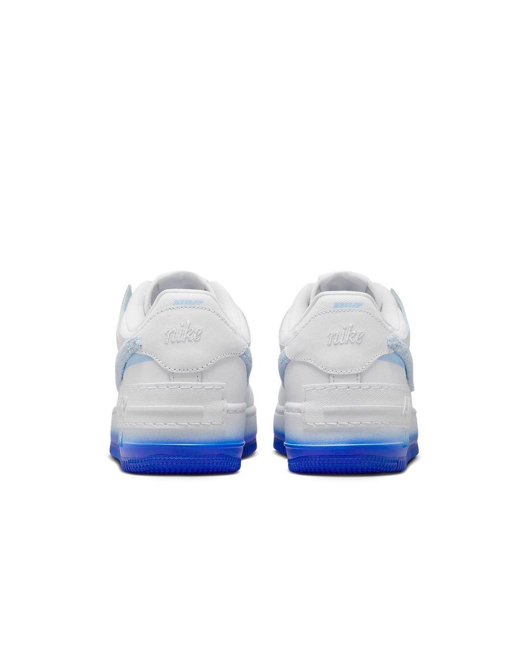 Nike Blue (Wmns) Air Force 1 Low Shadow 'Chenille Swoosh'