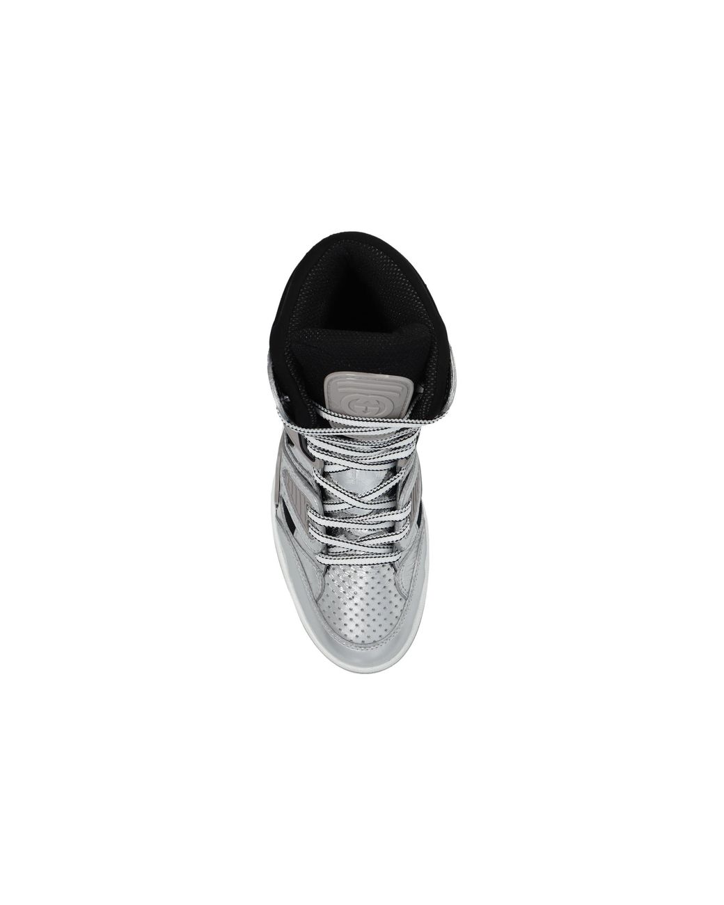Gucci Metallic Basket High Leather Sneaker for men