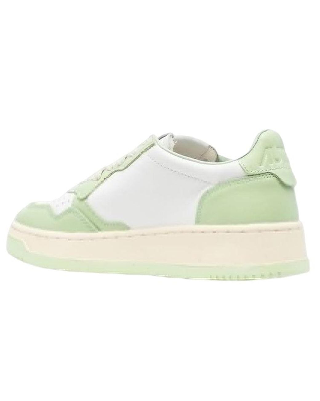 Autry White (Wmns) Medalist Low Top Bicolor