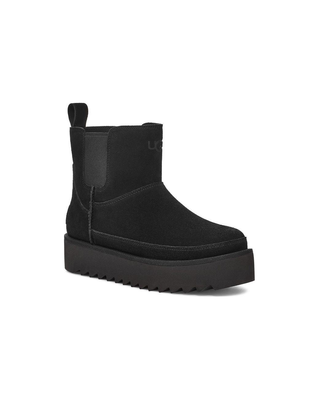 Ugg Black (Wmns) Classic Chelsea Platform Mini Boot