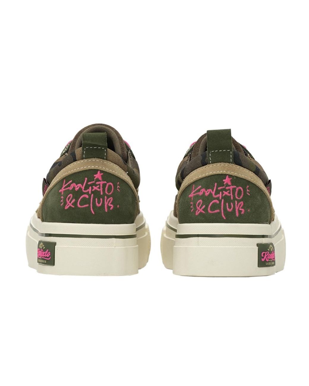 KAALIXTO Natural Skateboarding Canvas Low 'Camouflage' for men