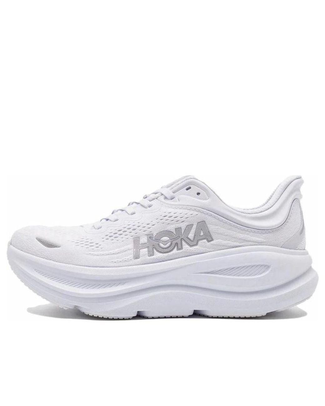 Hoka One One White (Wmns) Bondi 9 'Starlight Glow'