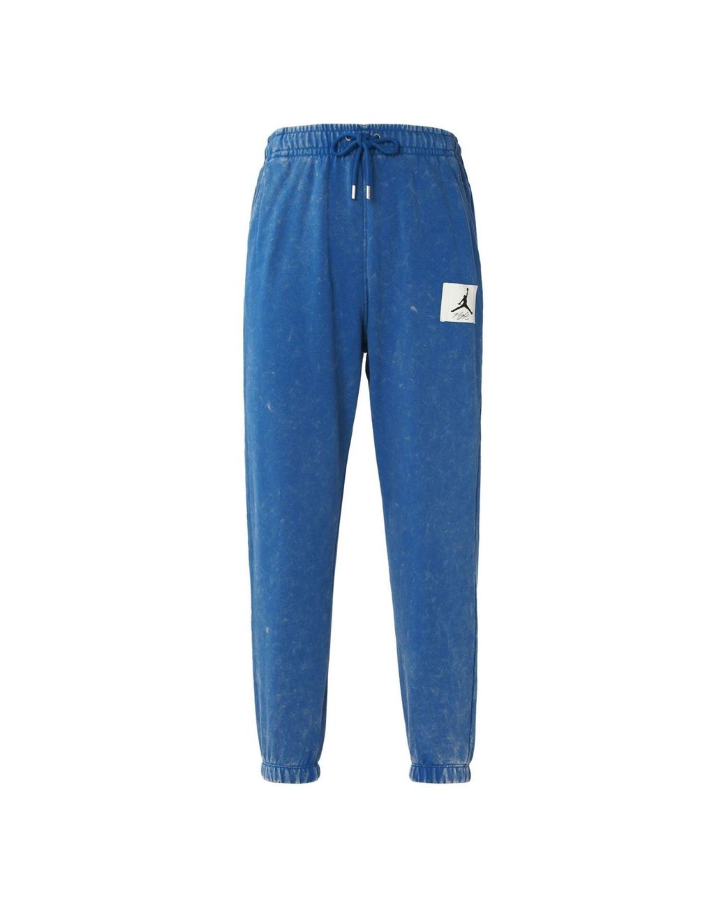 Nike Blue M J Ess Stmt Wash Flc Pant Logo for men