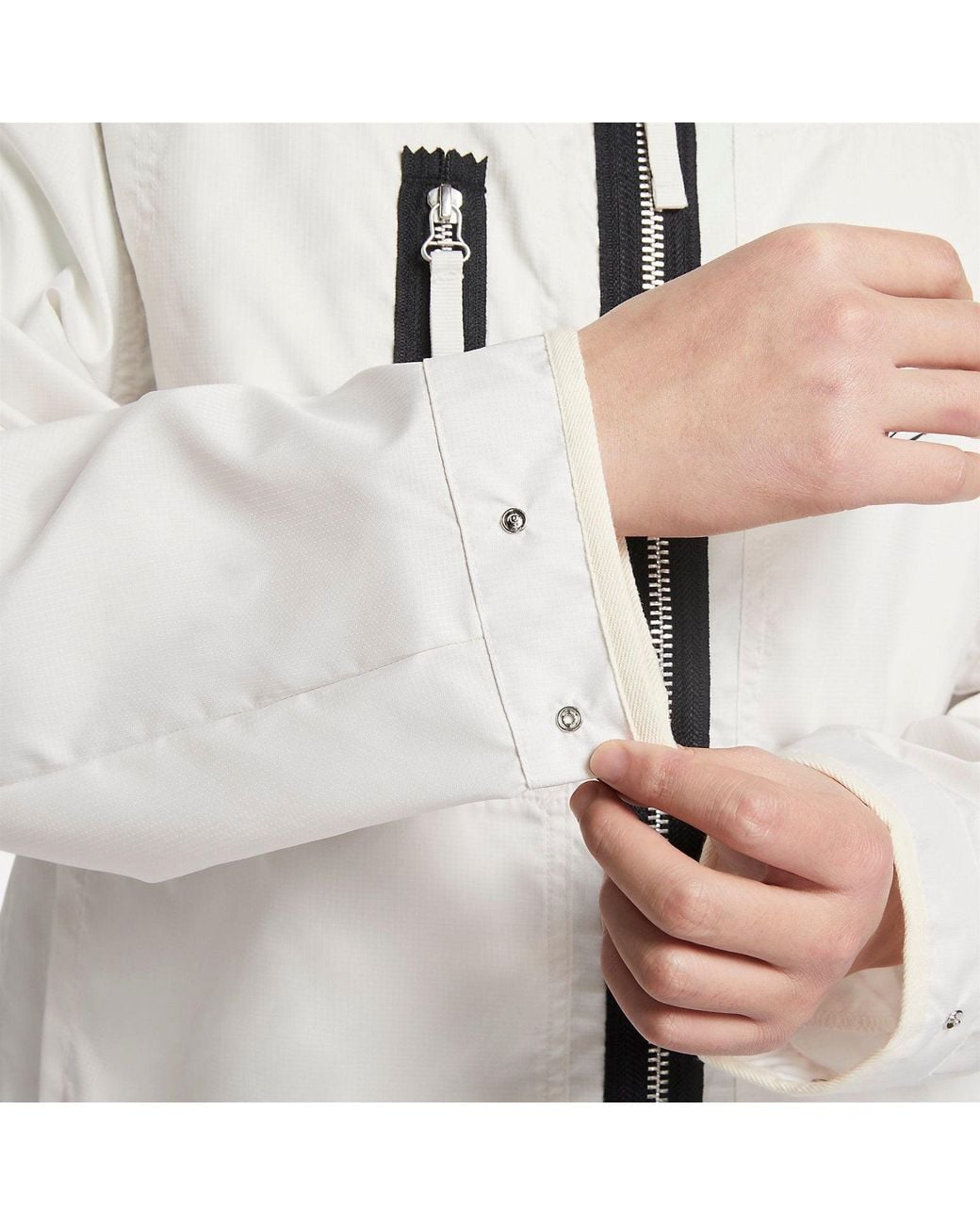 Nike White Kevin Durant Lightweight Basketball Jacket for men