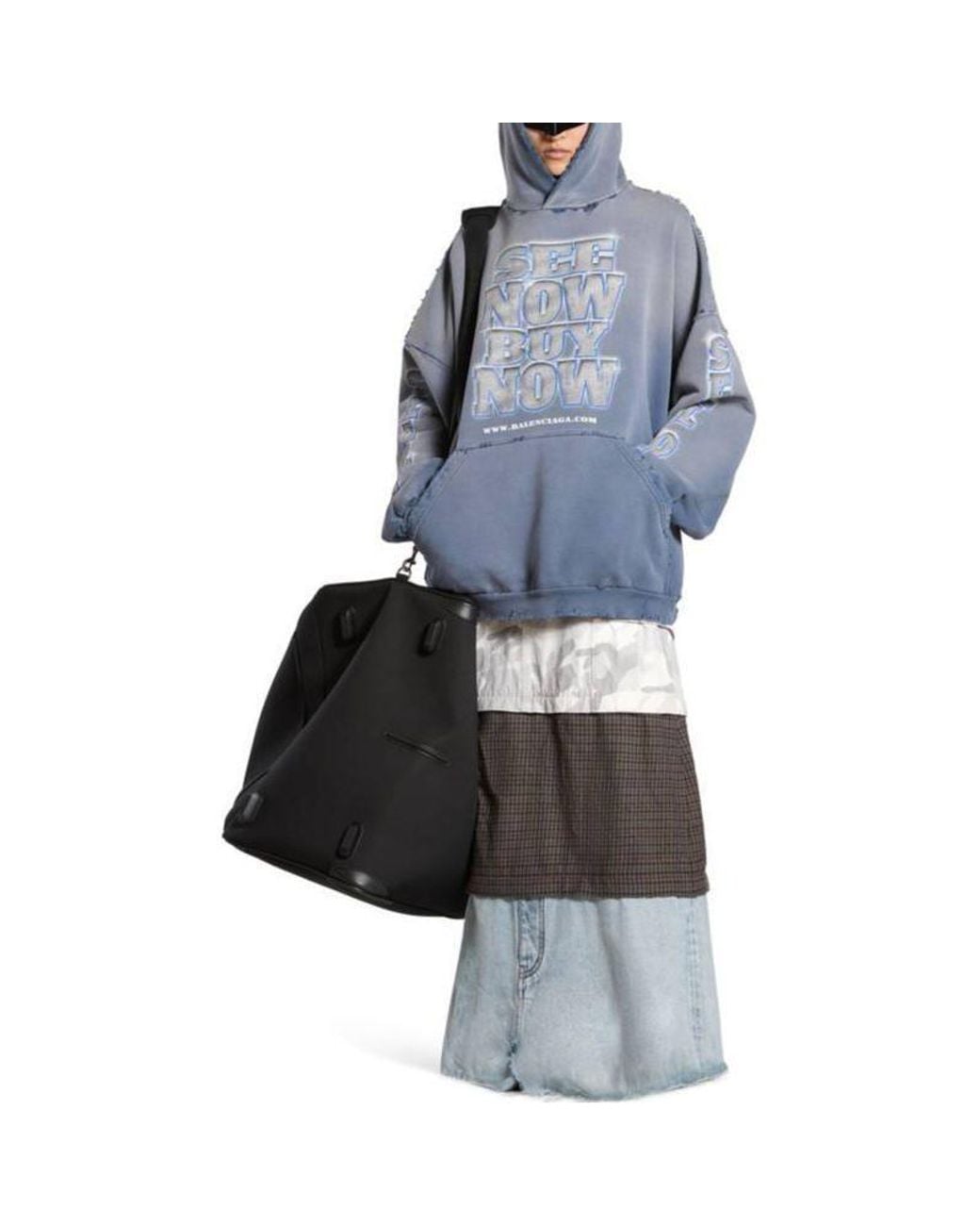 Balenciaga Blue (Wmns) Snbn Hoodie