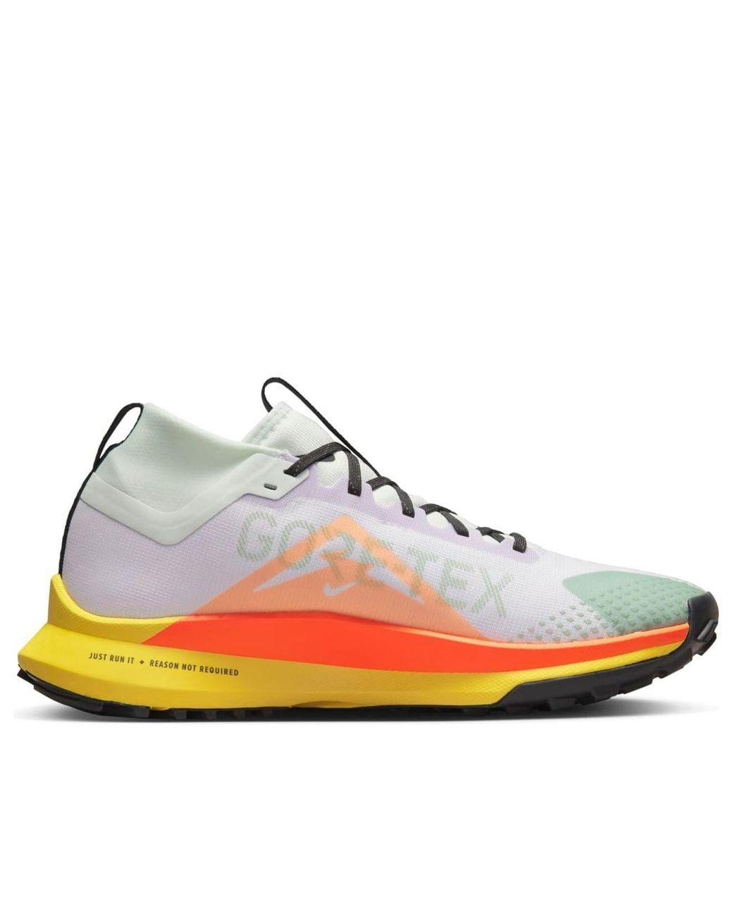 Nike White React Pegasus Trail 4 Gore-tex Barely Grape/total Orange Dj7926-500 for men