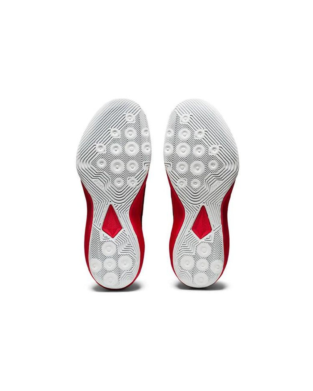 Asics Red Nova Flow Basketball Shoes for men