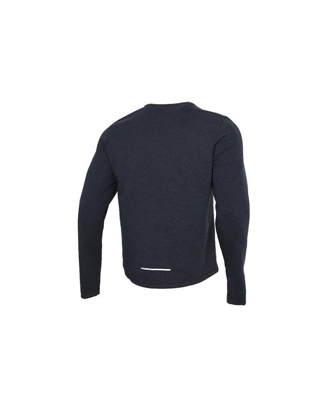 Nike Blue Dri-Fit Heritage Running Sports Colorblock Printing Round Neck Flash for men