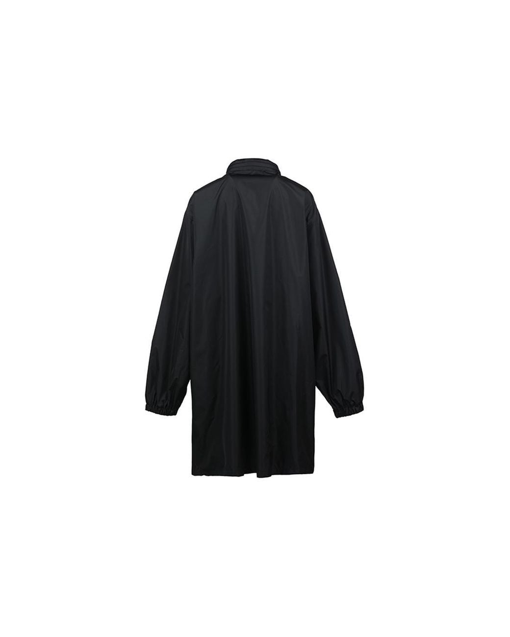 Balenciaga Blue Logo Intarsia Raincoat for men