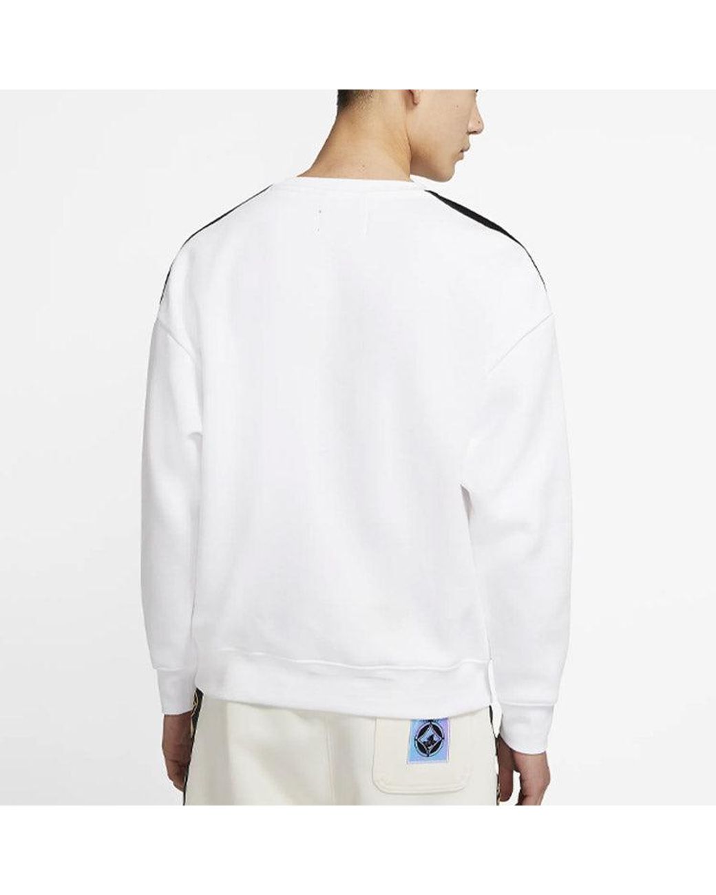 Nike White 23 Remastered Plush Pull-On Sweatshirt For for men