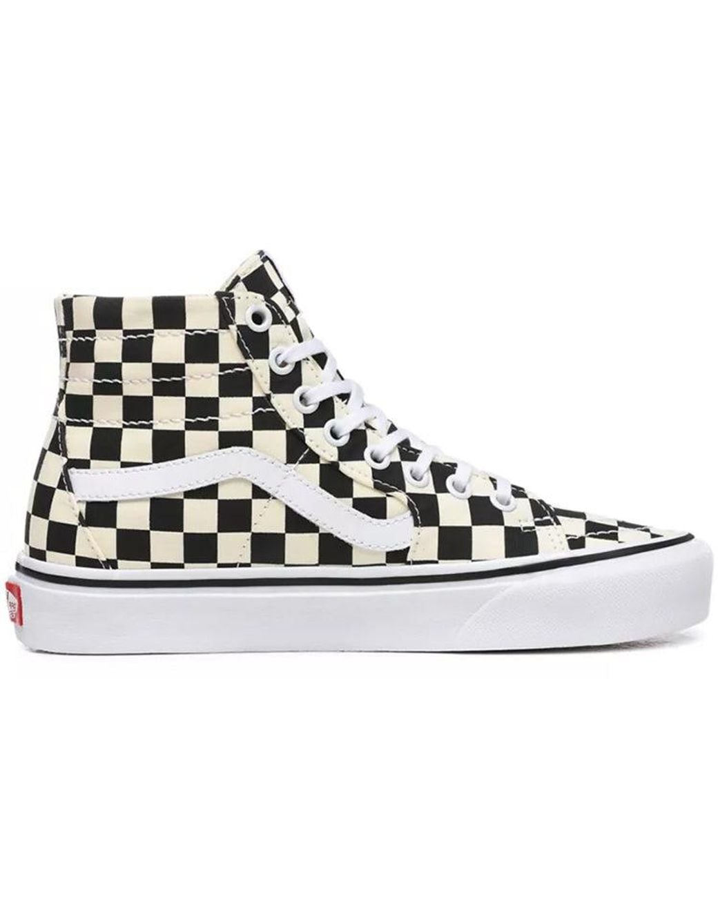 Vans Black Sk8-Hi Tapered 'Checkerboard for men