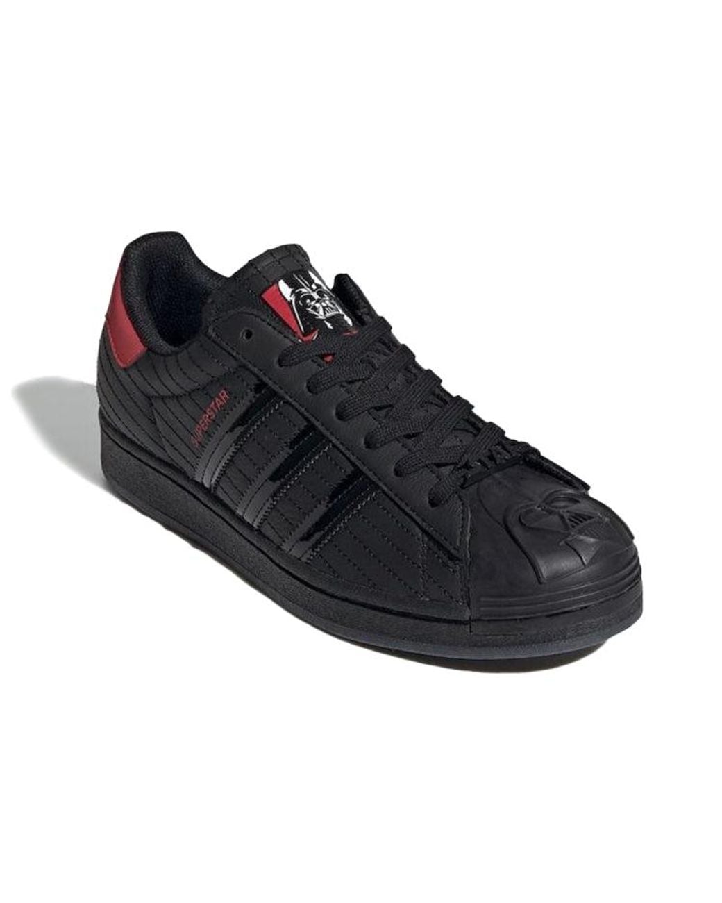 Adidas Black Star Wars X Superstar 'Darth Vader' for men