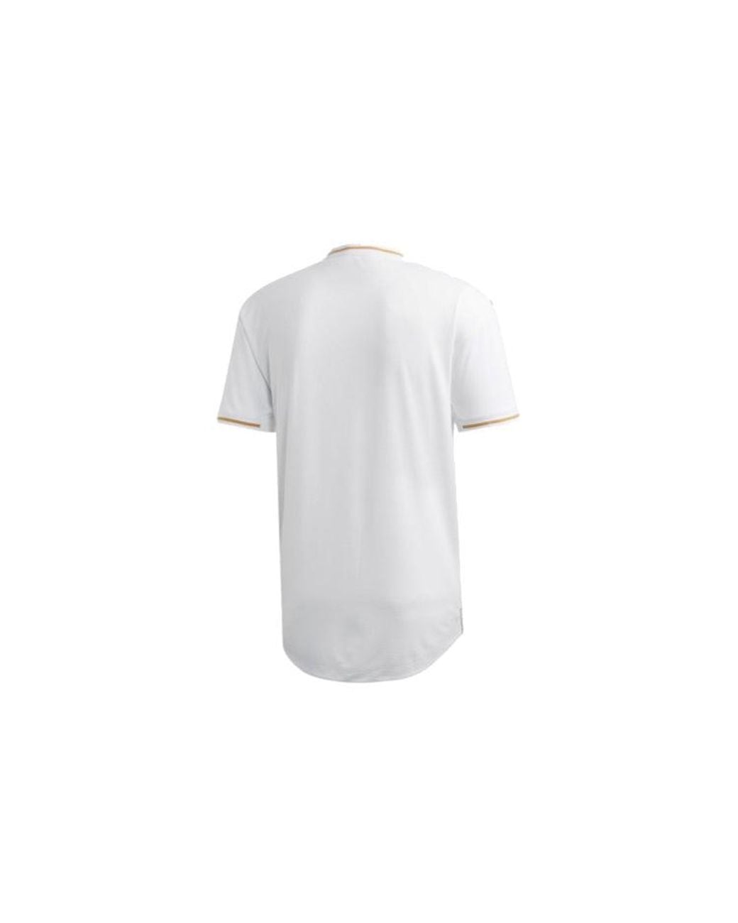 Adidas White Real Madrid 2019/2020 Authentic Match Home Jersey for men
