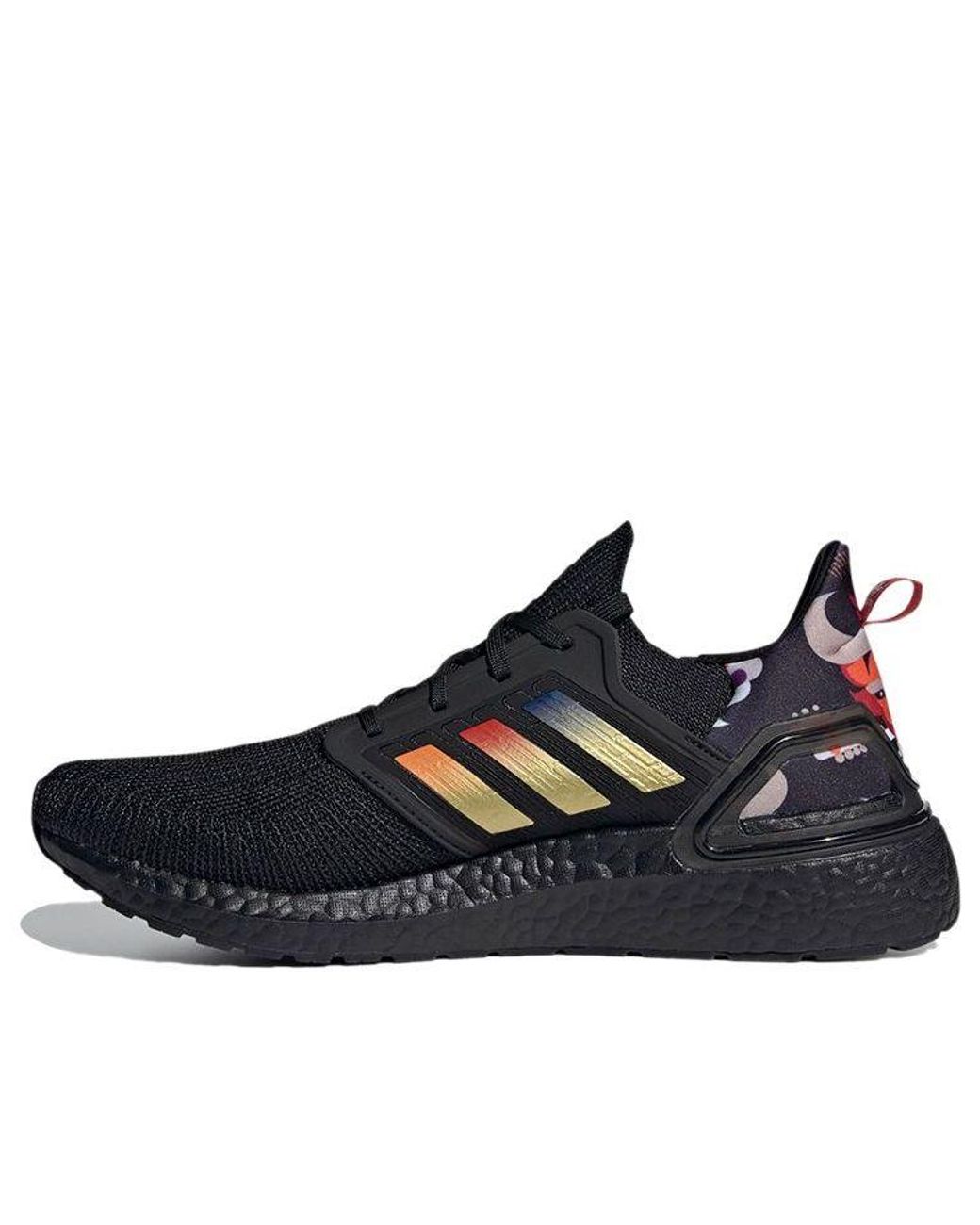 Adidas Blue Ultraboost 20 Black/gold/red for men