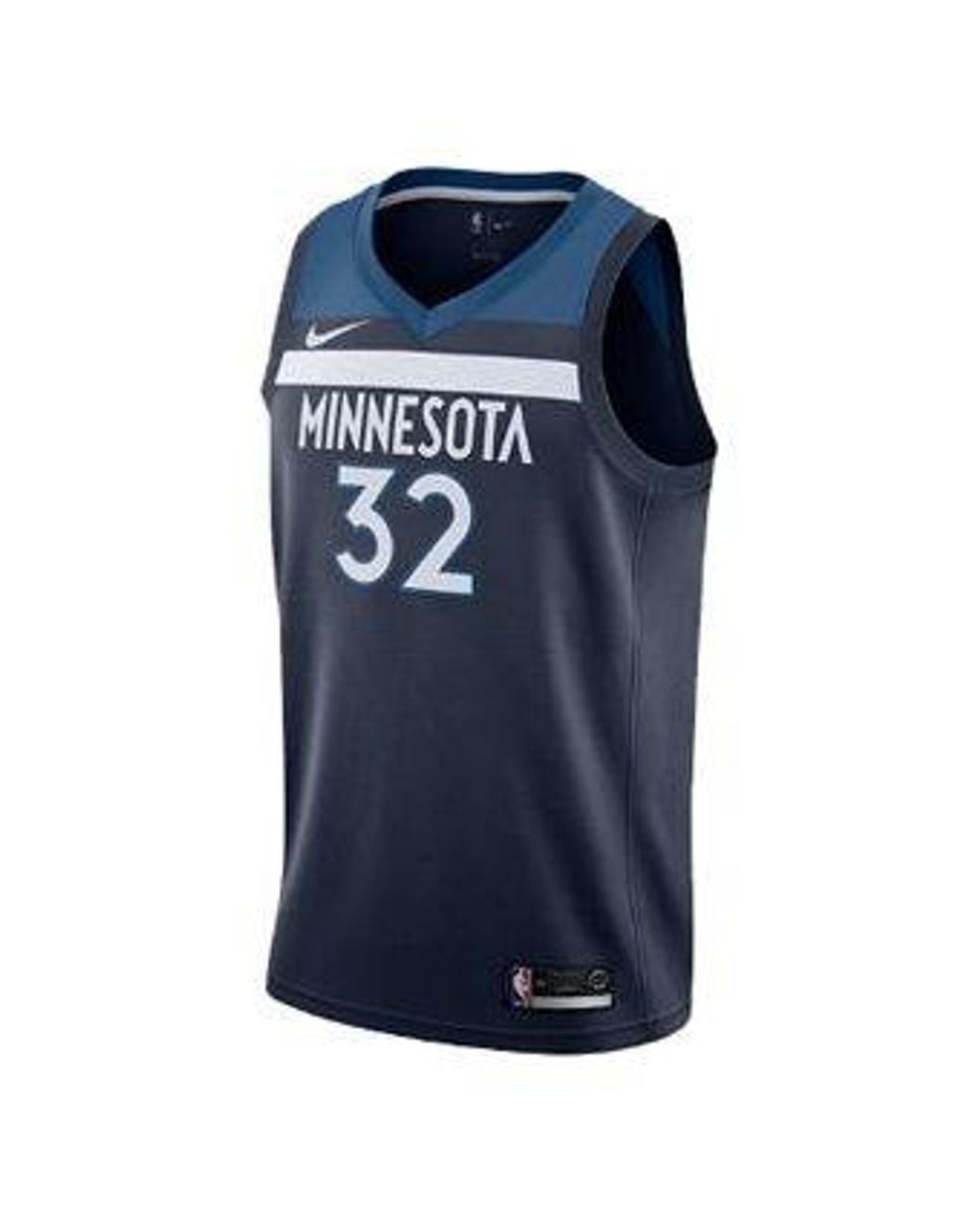 Nike Blue Nba Towns Timberwolves 3 2 Fan Edition Basketball Jersey/Vest 864491-420 for men