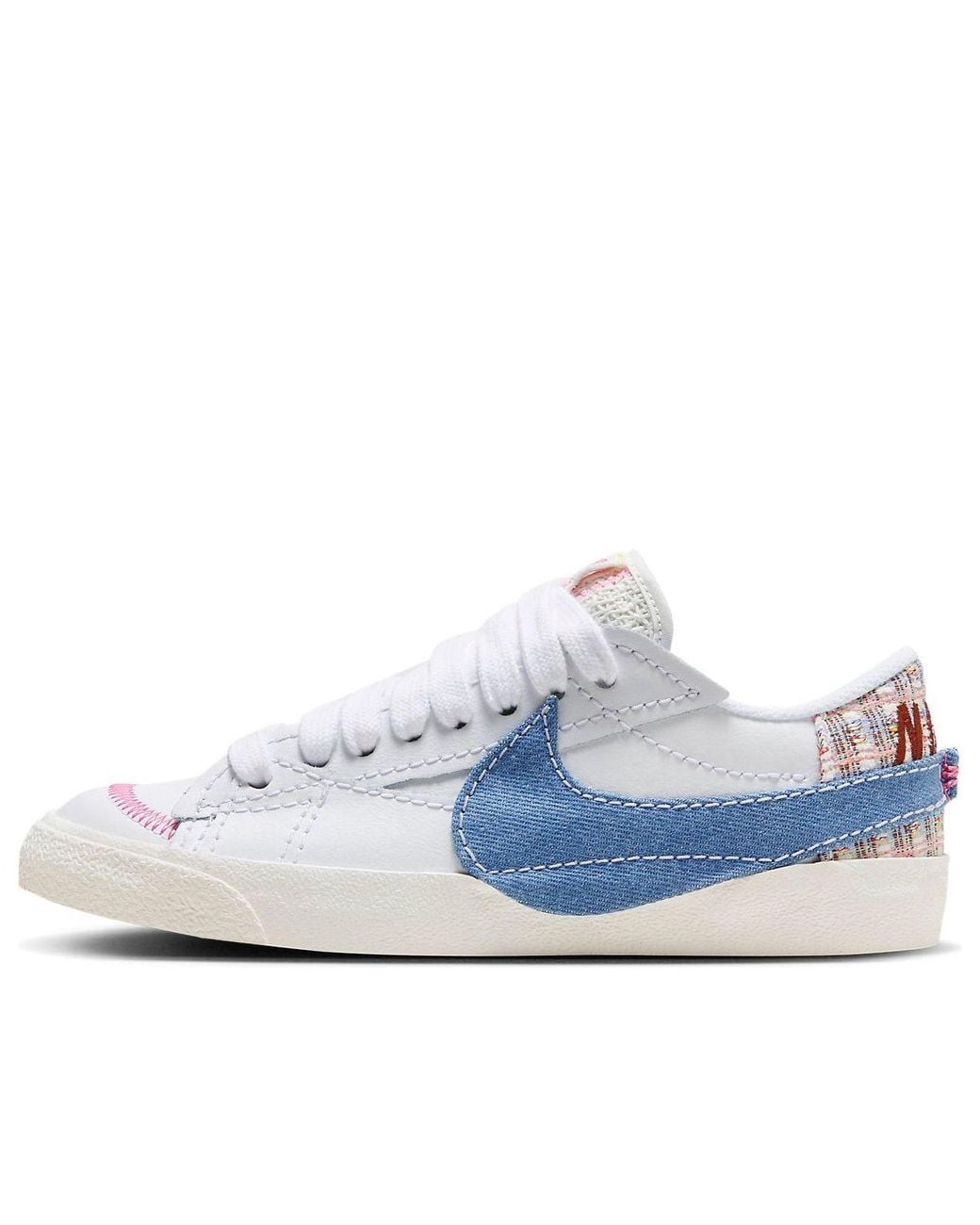 Nike Blue (Wmns) Blazer Low Jumbo 'Denim Swoosh'