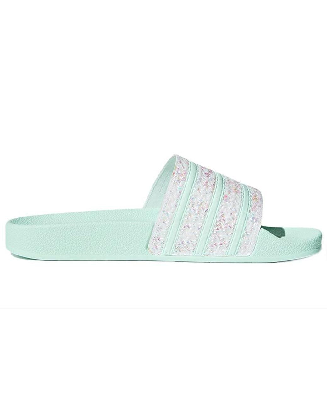 Adidas Blue (Wmns) Adilette 'Peppermint'