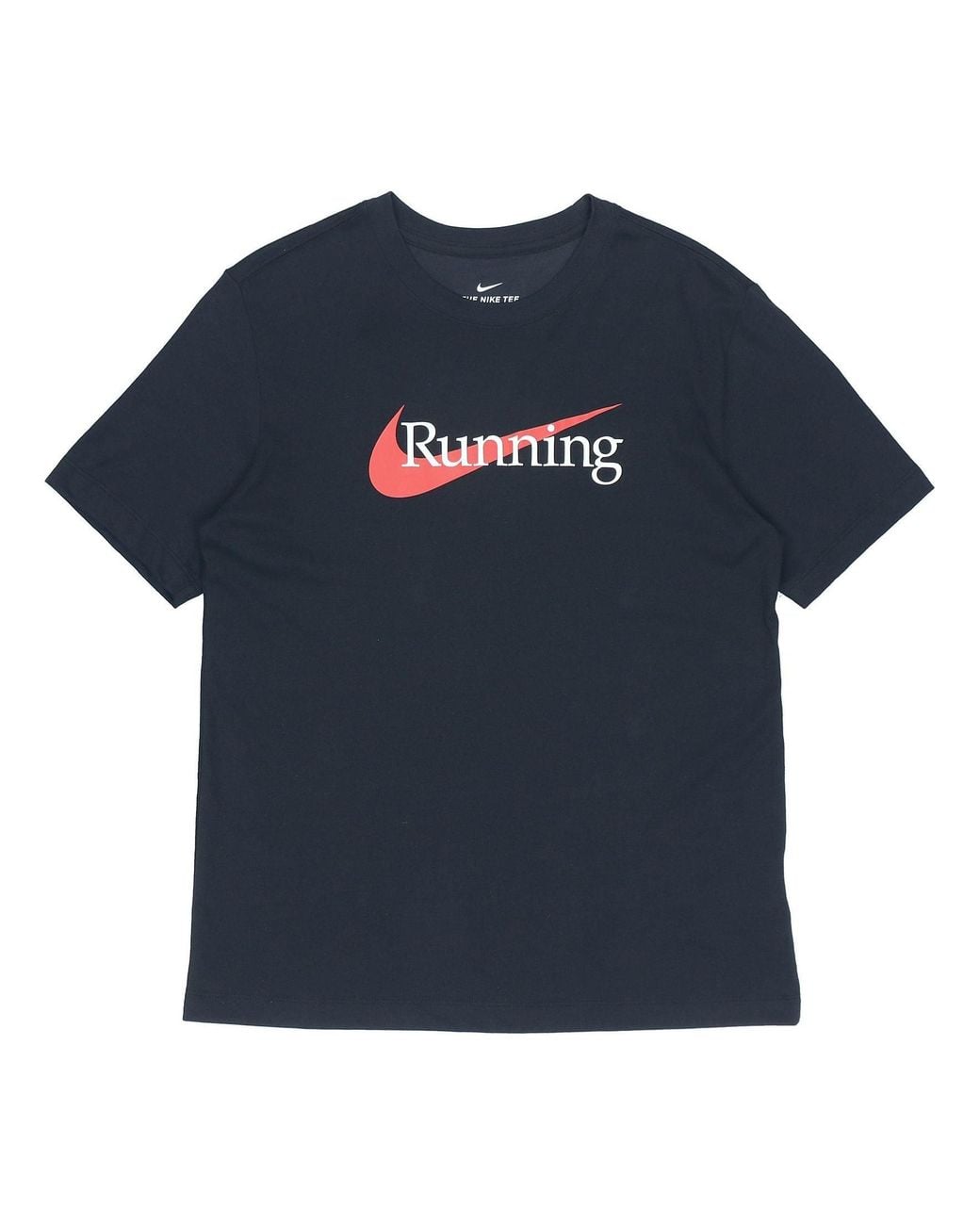 Nike Blue Running Logo Printing Sports Short Sleeve for men