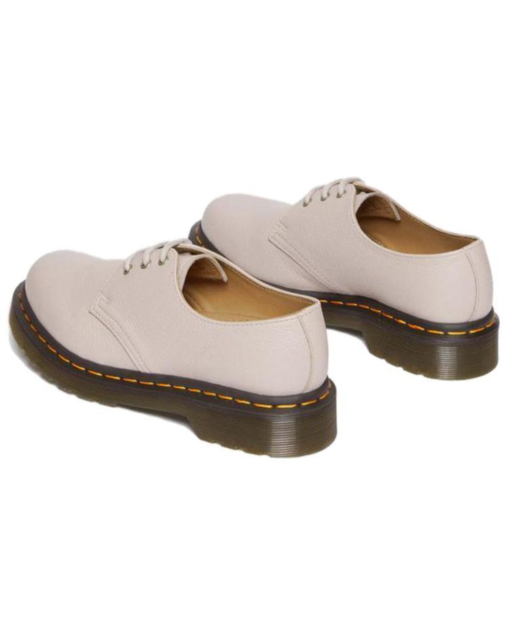 Dr. Martens White 1461 Virginia Leather Shoes 'Vintage Taupe'